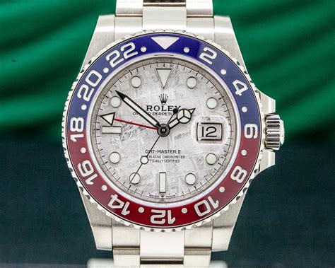 rolex pepsi white gold retail price